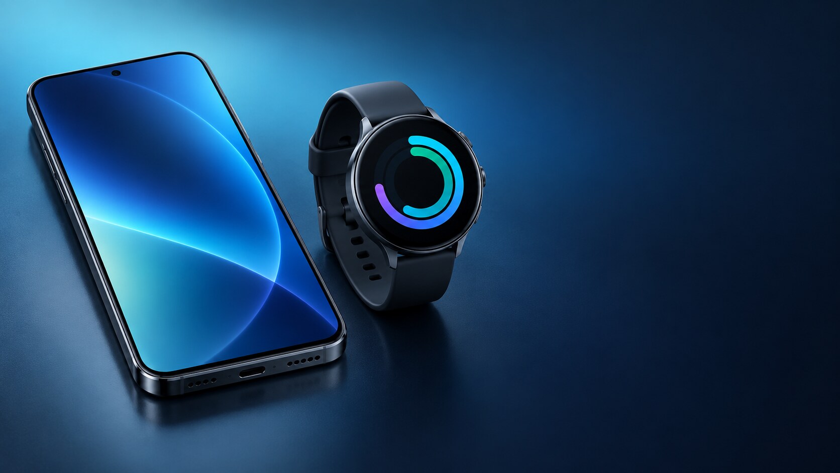 Generic smartphone and smartwatch representing applications for MEMS sensors